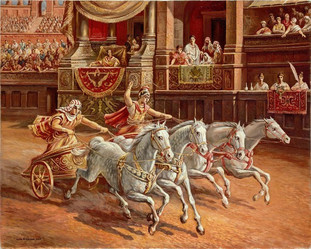 did people bid on chariot races